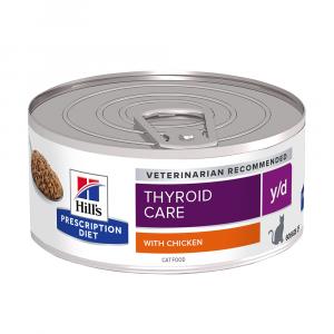 Hill's Prescription Diet Feline y/d Thyroid Care - 48 x 156 g