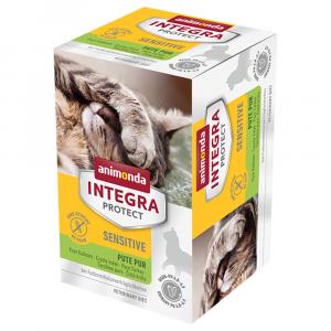 Animonda Integra Protect Adult Sensitive, tacki, 6 x 100 g - Indyk