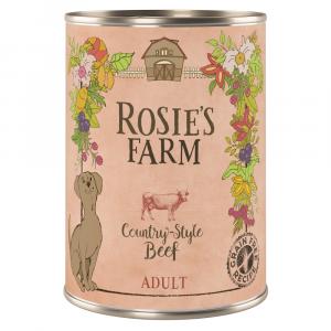 Pakiet Rosie's Farm Adult, 12 x 400 g - Wołowina