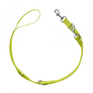 HUNTER regulowana smycz London, limonka - Smycz: 200 cm długości, 10 mm szerokości
