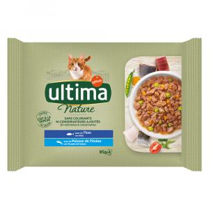 Ultima Cat Nature, 4 x 85 g - Tuńczyk i ryby oceaniczne