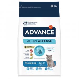 Advance Cat Sterilized, indyk - 2 x 3 kg