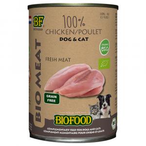 BF Petfood Organic, kurczak - 400 g