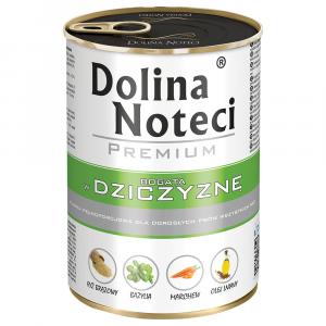 Megapakiet Dolina Noteci Premium, 48 x 400 g - Dziczyzna