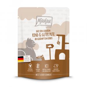 MjAMjAM Quetschie, 6 x 300 g - Wołowina i indyk