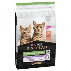 9 + 1 kg gratis! PURINA PRO PLAN, karma sucha dla kota, 10 kg - Sterilised Kitten Healthy Start, łosoś