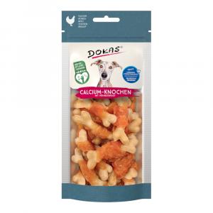 Dokas, kości z wapniem - Z piersią kurczaka, 75 g