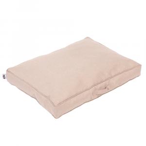 TIAKI, materac dla psa z pianką Memory Foam, beżowy - Dł. x szer. x wys.: 120 x 90 x 19 cm