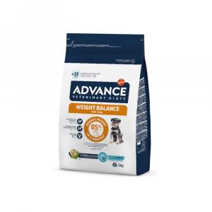25% taniej! 2x Advance Veterinary Diets, karma sucha dla psa, różne rodzaje - Weight Balance Mini, 2 x 3 kg