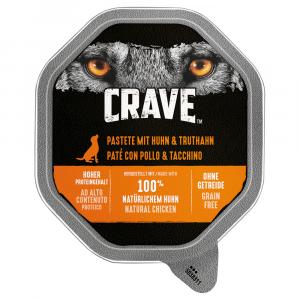 Crave Adult paszteciki dla psa - Kurczak i indyk, 150 g