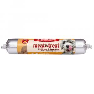 Fleischeslust Meat & Treat, kiełbaska treningowa - Drób, 3 x 80 g