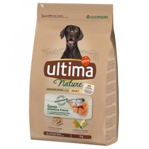 Ultima Nature Medium / Maxi, łosoś - 2 x 3 kg