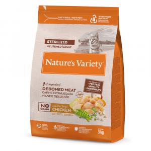 Nature's Variety No Grain Sterilized, kurczak z wolnego wybiegu - 3 kg