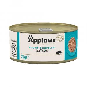 30% taniej! Applaws, karma mokra, 18 x 70 g - W galarecie, tuńczyk