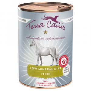 Terra Canis Alimentum Veterinarium Low Mineral Diet, 6 x 400 g - Konina