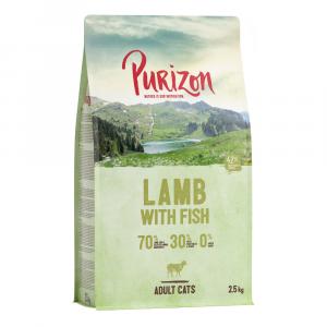 15% taniej! Purizon - bez zboż, karma sucha, 2,5 kg - Adult dla kota, jagnięcina i ryba
