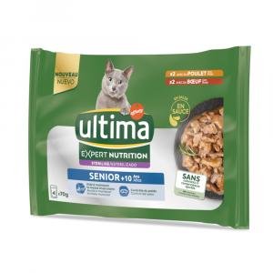 Ultima Cat Expert Nutrition Senior Kurczak i Wołowina - 48 x 70 g