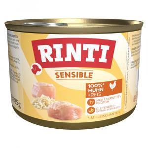 RINTI Sensible, 6 x 185 g - Kurczak z ryżem