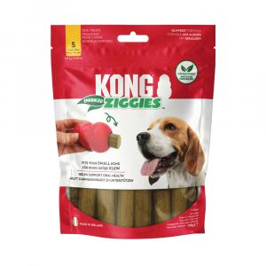 KONG Ziggies Enhanced - Rozmiar S: dla małych psów 3 - 9 kg (2 x 198 g)