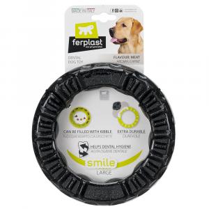 Ferplast Smile gryzak, czarny - Rozmiar L - Ø x wys.: 20 x 3,9 cm