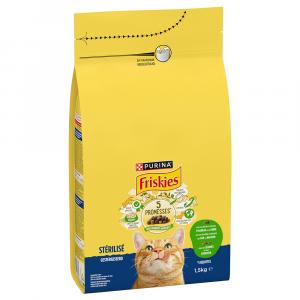 PURINA Friskies Sterilised, jagnięcina i kurczak z warzywami - 1,5 kg