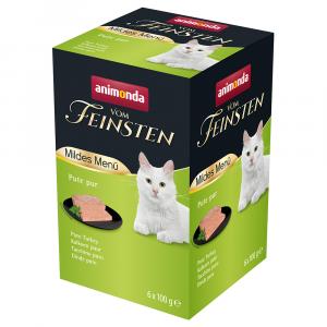 Megapakiet animonda vom Feinsten Mildes Menu Adult, 36 x 100 g - Indyk