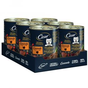 Cesar Natural Goodness - Indyk i superfoods, 24 x 400 g