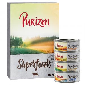 Korzystny pakiet Purizon Superfoods, 24 x 70 g - Pakiet mieszany