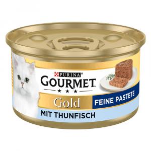 Gourmet Gold Feine Pastete, 12 x 85 g - Tuńczyk