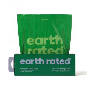 Earth Rated 300 worków na psie odchody w pudełku - Lawenda