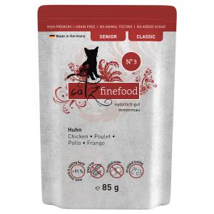 Pakiet catz finefood Senior, 32 x 85 g - Nr. 3: Kurczak