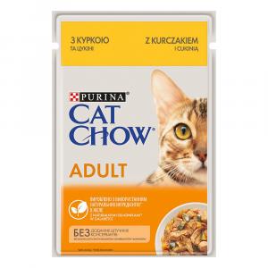 22 + 4 gratis! PURINA Cat Chow, mokra karma, 26 x 85 g - Kurczak