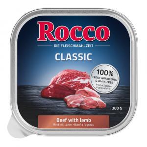 Megapakiet Rocco Classic tacki, 27 x 300 g - Wołowina i jagnięcina