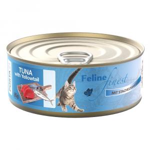 Feline Finest, 85 g - Tuńczyk z seriolą olbrzymią