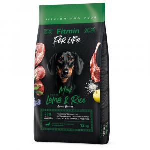 Fitmin Dog For Life Mini, jagnięcina i ryż - 12 kg