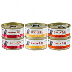 Almo Nature 6 x 70 g - Pakiet mieszany z kurczakiem