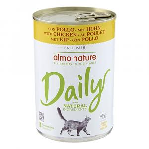 5 + 1 gratis! Almo Nature Daily Menu, karma mokra dla kota, 6 x 400 g - Kurczak
