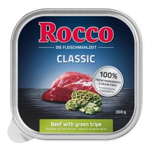 Megapakiet Rocco Classic tacki, 27 x 300 g - Wołowina i zielone żwacze