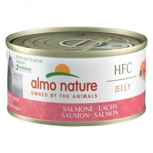 Megapakiet Almo Nature HFC Natural, 24 x 70 g - Łosoś w galarecie