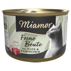 Miamor Feine Beute, 24 x 185 g - Indyk i królik