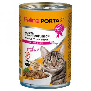 Feline Porta 21, 6 x 400 g - Tuńczyk z surimi