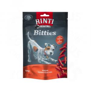 RINTI Extra Bits, 100 g - Kurczak z pomidorami i dynią , 5 x 100 g