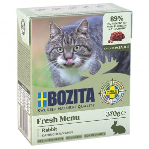 20% taniej! Bozita Tetra, karma mokra, 12 x 370 g - W sosie, królik