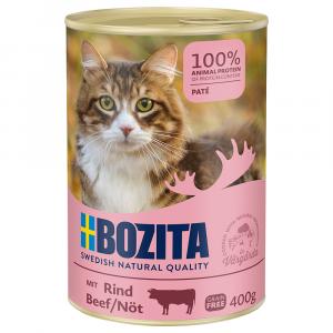 10 + 2 gratis! Bozita mokra karma dla kota, 12 x 400 g - Wołowina