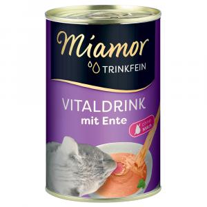 Megapakiet Miamor Vitaldrink napój dla kota, 24 x 135 ml - Kaczka