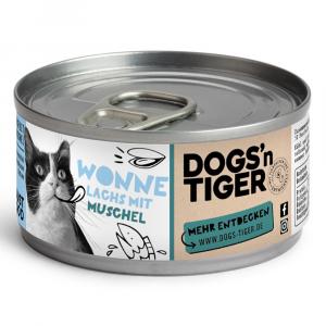 Dogs'n Tiger Cat Filet, 12 x 70 g - Łosoś z małżami