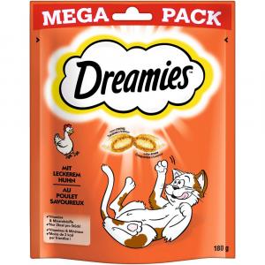 20% taniej! Dreamies, przysmaki dla kota, 60 g / 180 g / 350 g - Kurczak, 180 g