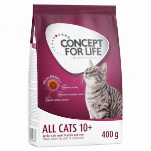 5 zł taniej! Concept for Life, sucha karma, 400 g - All Cats 10+ ulepszona receptura!