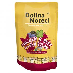 Dolina Noteci Superfood, 10 x 85 g - Kurczak i wołowina z doradą