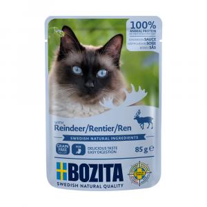 Bozita kawałki w sosie, saszetki, 24 x 85 g - Renifer